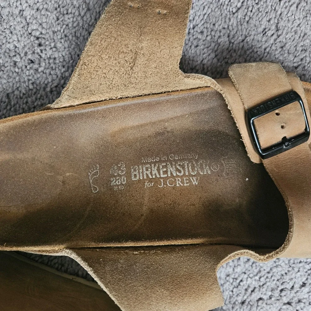 Birkenstock Arizona Sandals Mens 43 J.Crew Collab 2 Strap  display picture 1